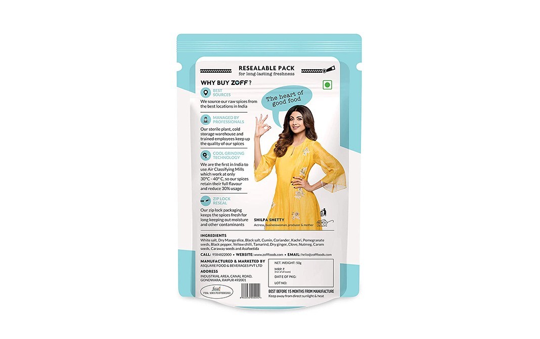 Zoff Chaat Masala    Pack  50 grams
